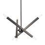 7_6 Light Black Chrome Chandelier more views