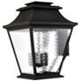 2_6 Light Black Outdoor Wall Lantern