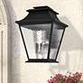 1_6 Light Black Outdoor Wall Lantern