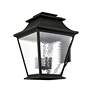 4_6 Light Black Outdoor Wall Lantern more views