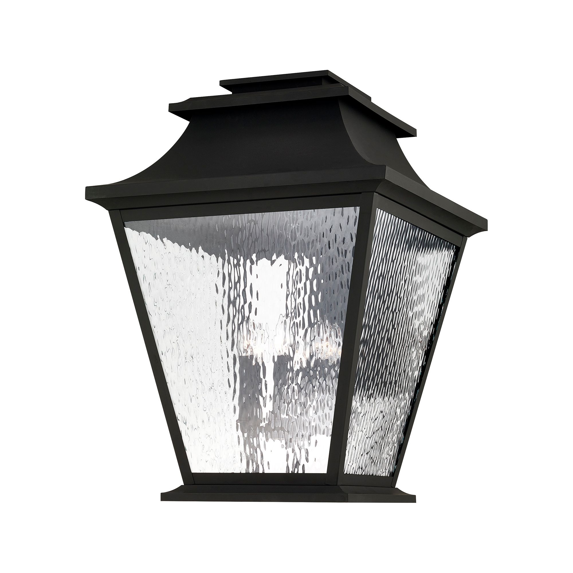 Image 6 6 Light Black Outdoor Wall Lantern more views