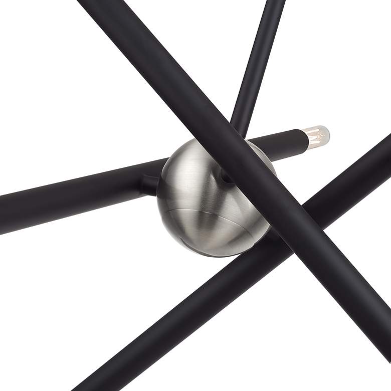 Image 6 6 Light Black Small Chandelier more views