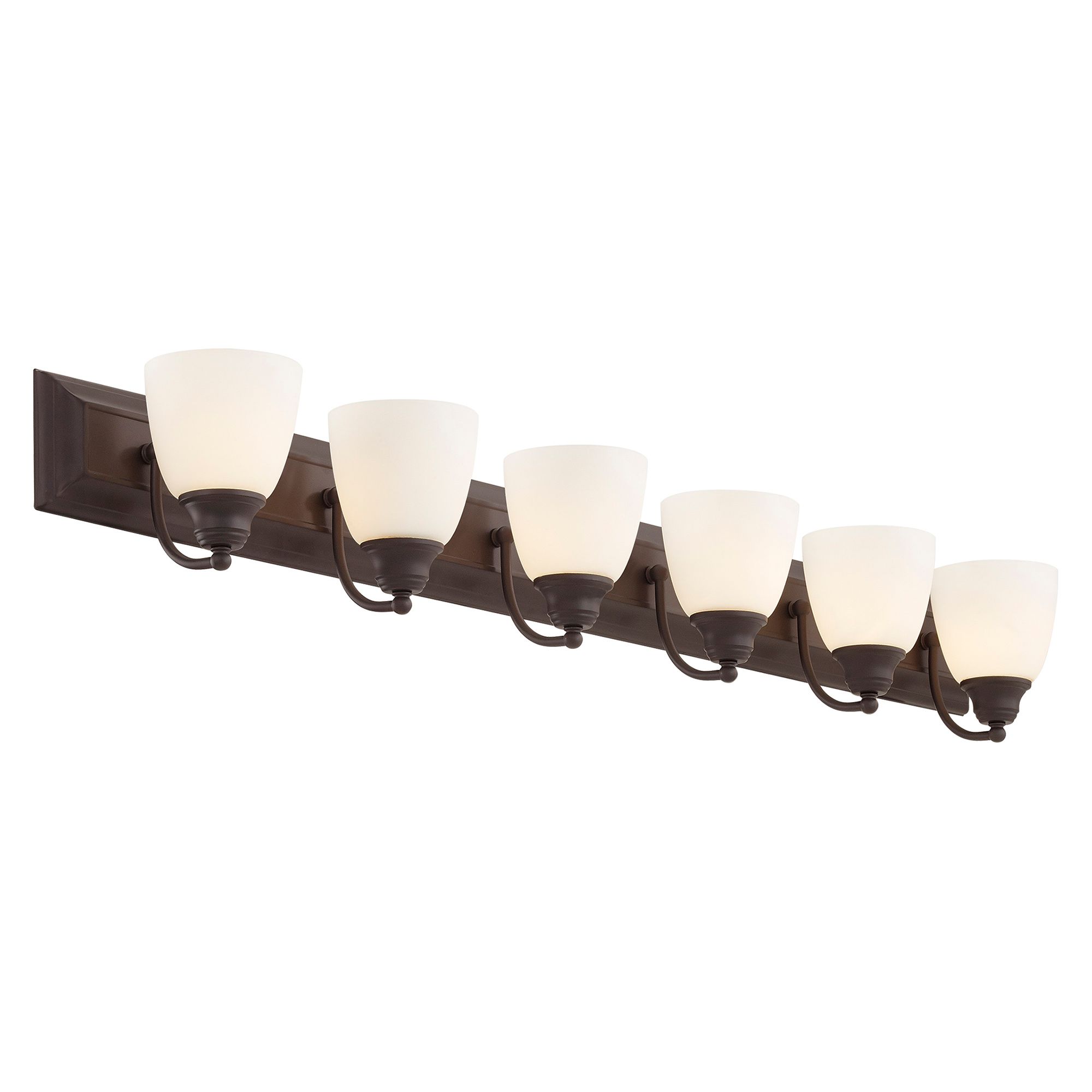 6 Light Bronze Bath Vanity