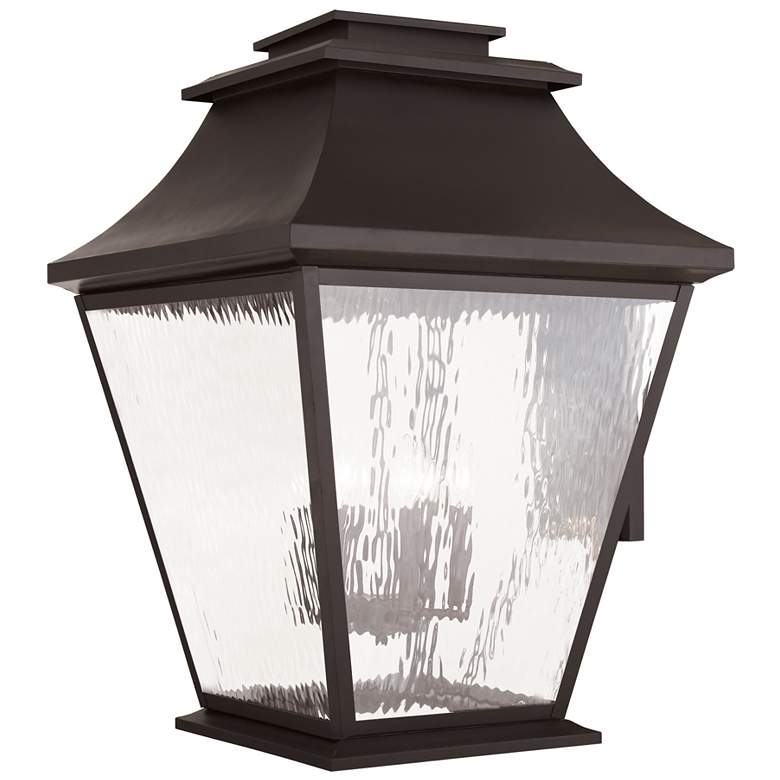 Image 1 6 Light Bronze Outdoor Wall Lantern
