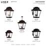 3_6 Light Bronze Outdoor Wall Lantern more views