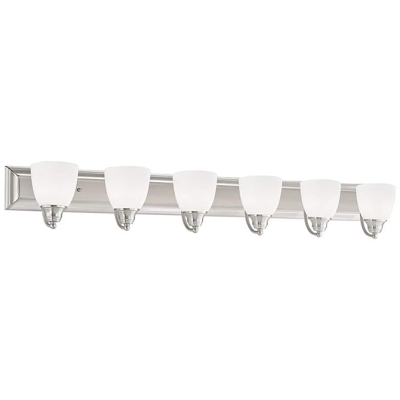 Image 3 6 Light Brushed Nickel Bath Light