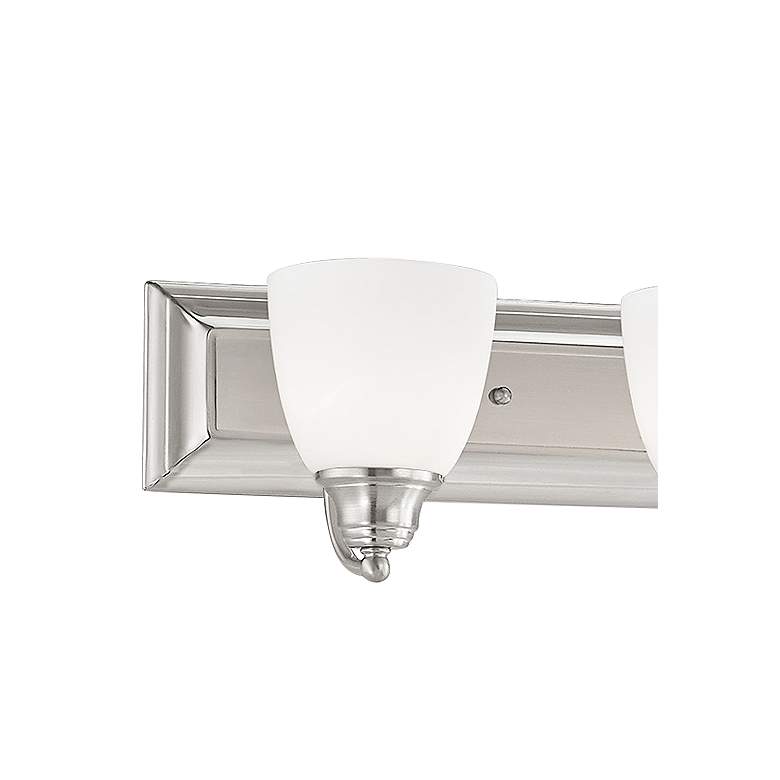 Image 4 6 Light Brushed Nickel Bath Light more views