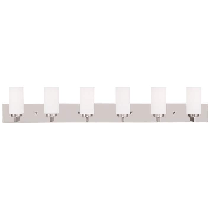 Springfield 6 Light Brushed Nickel Bath Vanity Springfield 6 Light Brushed Nickel Bath Vanity