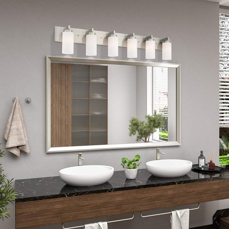 Image 5 6 Light Brushed Nickel Bath Vanity more views