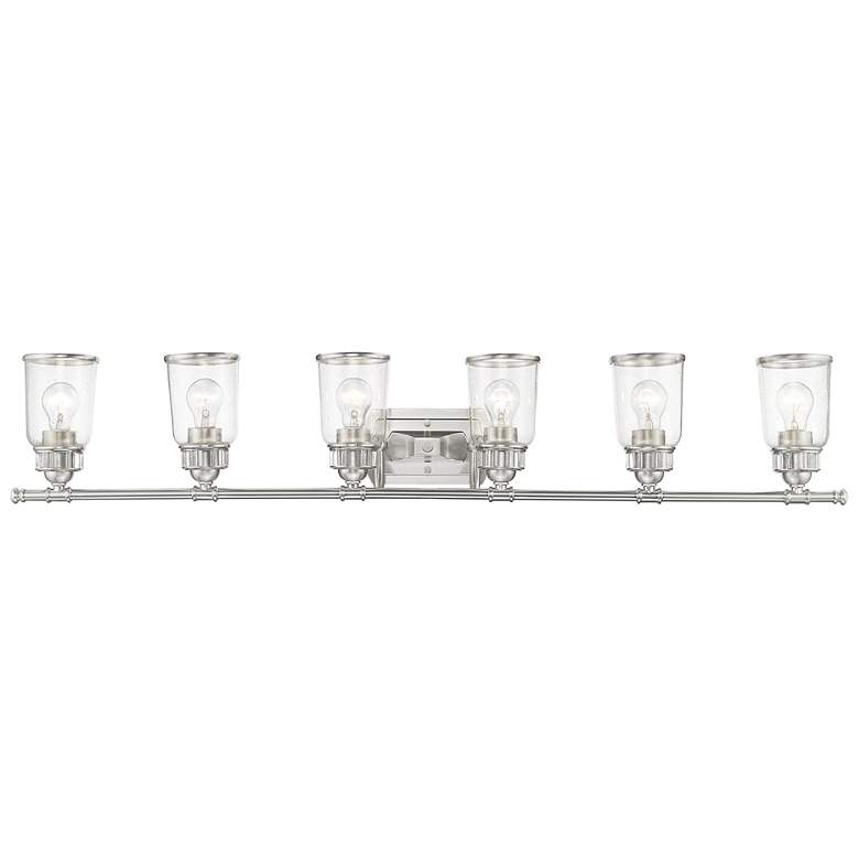 Image 1 6 Light Brushed Nickel Bath Vanity