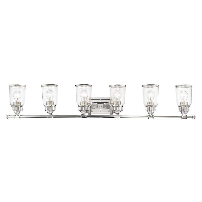 Image 3 6 Light Brushed Nickel Bath Vanity more views