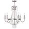 6 Light Brushed Nickel Chandelier