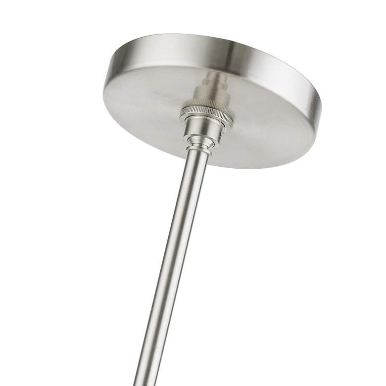 Image 7 6 Light Brushed Nickel Pendant Chandelier more views