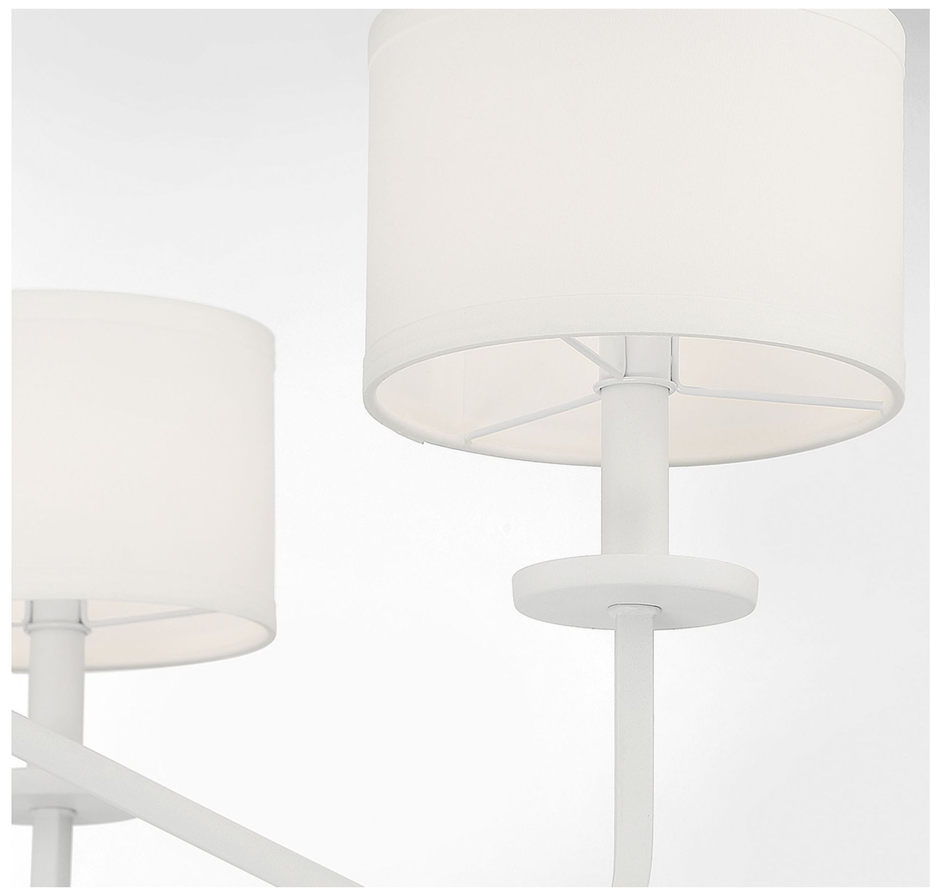 Image 6 6-Light Chandelier in Bisque White more views