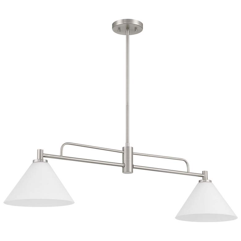 Image 2 6-Light Chandelier in Brushed Nickel more views