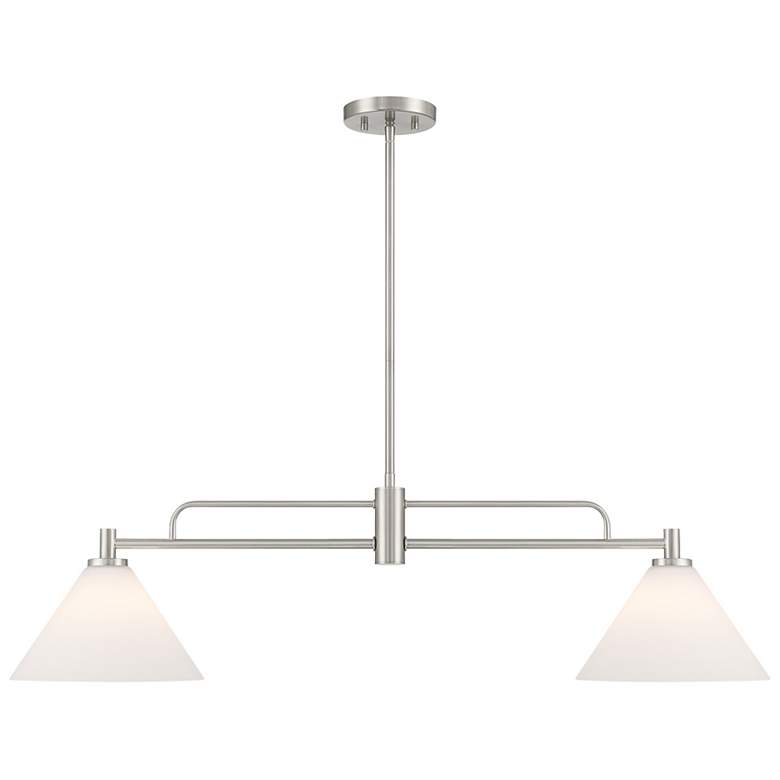 Image 3 6-Light Chandelier in Brushed Nickel more views