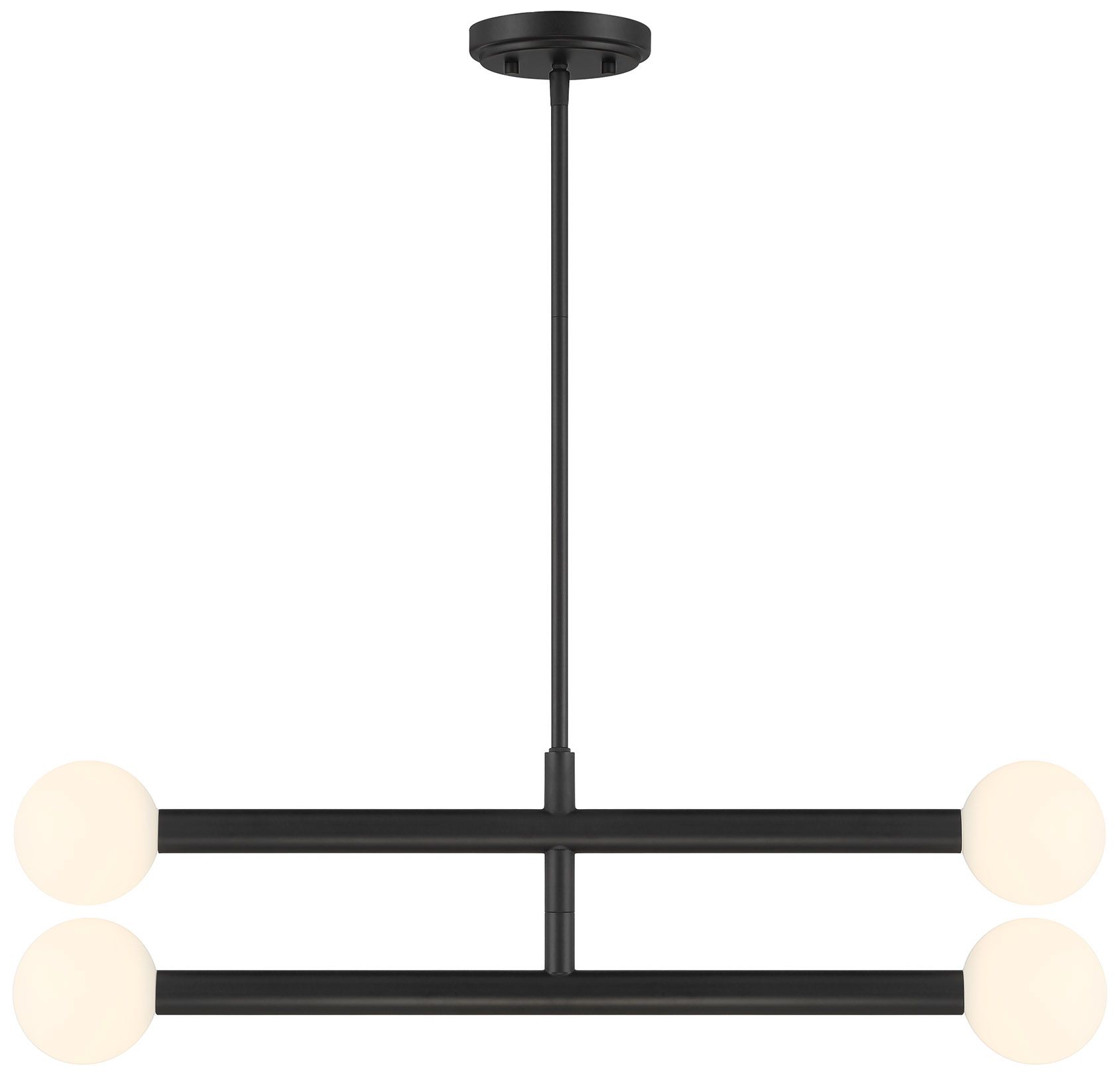 Thumbnail3 of 6-Light Chandelier in Matte Black more views