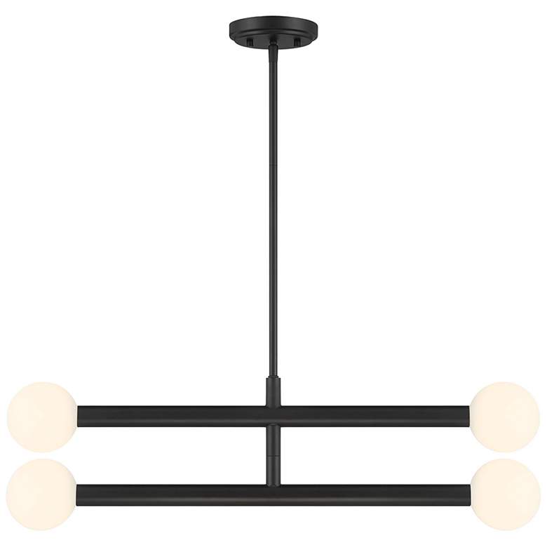 Image 3 6-Light Chandelier in Matte Black more views