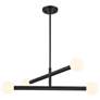 4_6-Light Chandelier in Matte Black more views