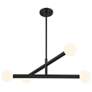 5_6-Light Chandelier in Matte Black more views