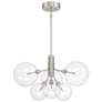 3_6-Light Chandelier in Natural Brass more views