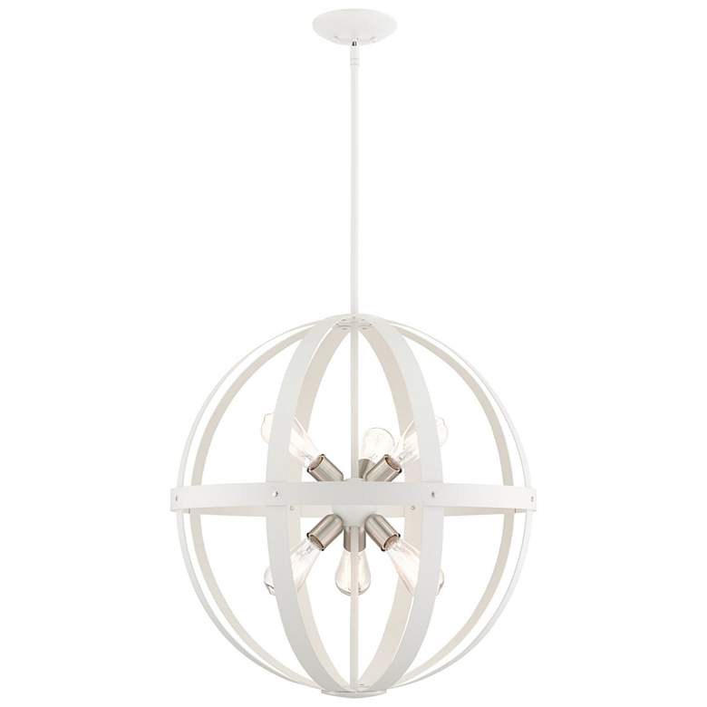 Image 1 6 Light Cluster Pendant Chandelier