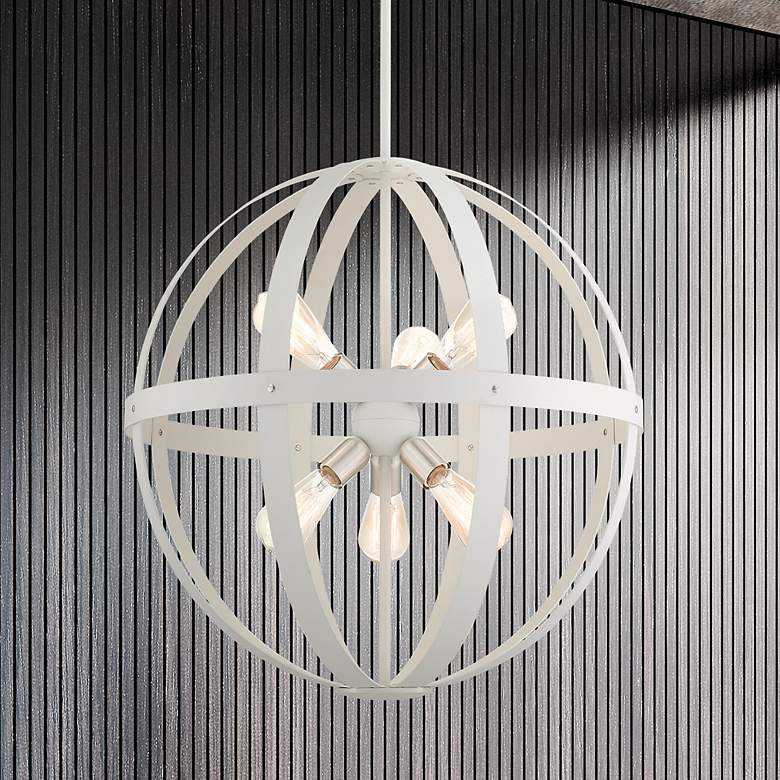 Image 1 6 Light Cluster Pendant Chandelier
