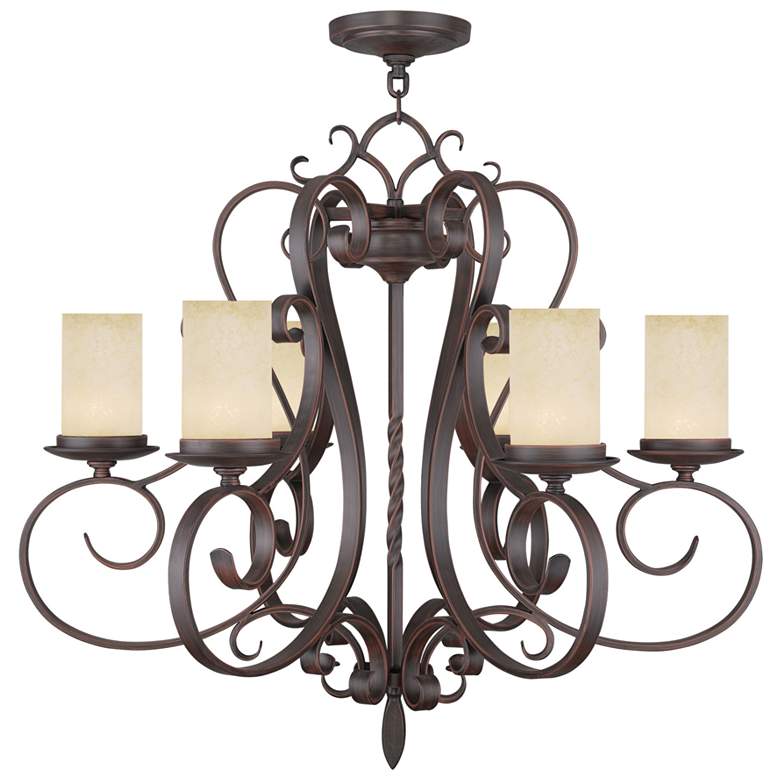 Image 1 6 Light Imperial Bronze Chandelier