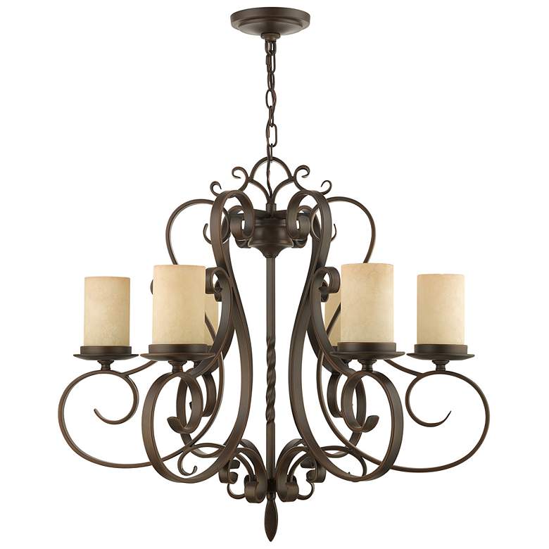 Image 3 6 Light Imperial Bronze Chandelier more views