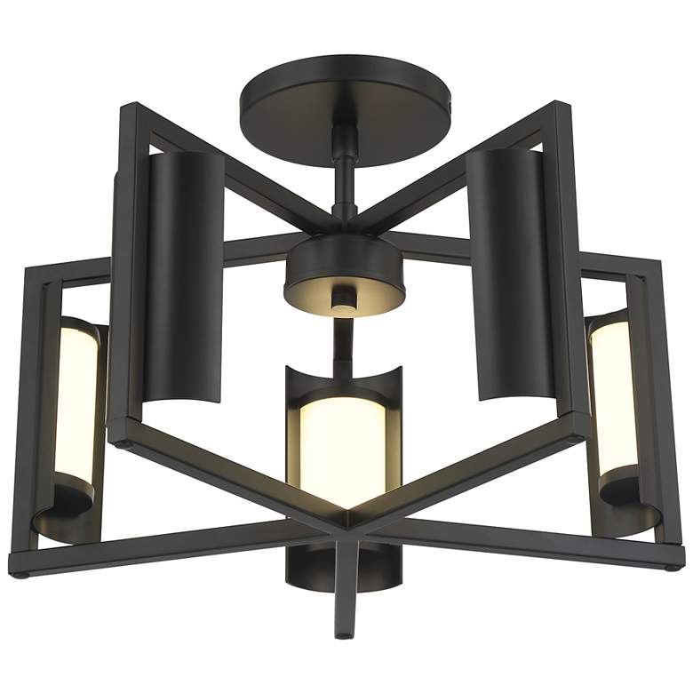 Image 1 6-Light LED Semi-Flush
