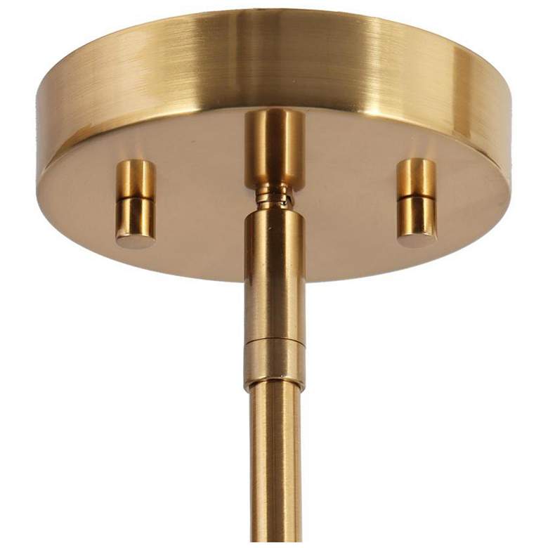 Image 3 6-Light Matte White and Plating Brass Chandeliers more views