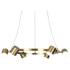 6-Light Plating Brass Chandeliers LED
