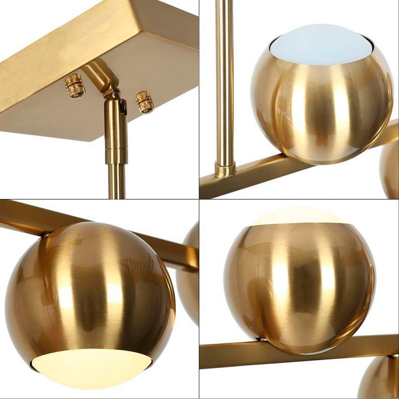 Image 4 6-Light Plating Brass Island Lamp LED more views