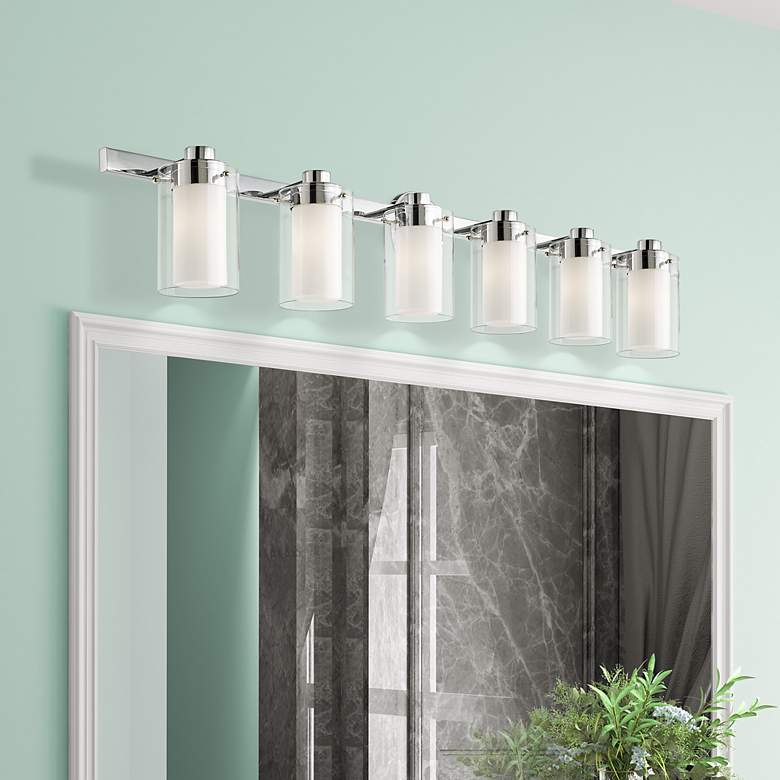 Image 1 6 Light Polished Chrome Bath Light
