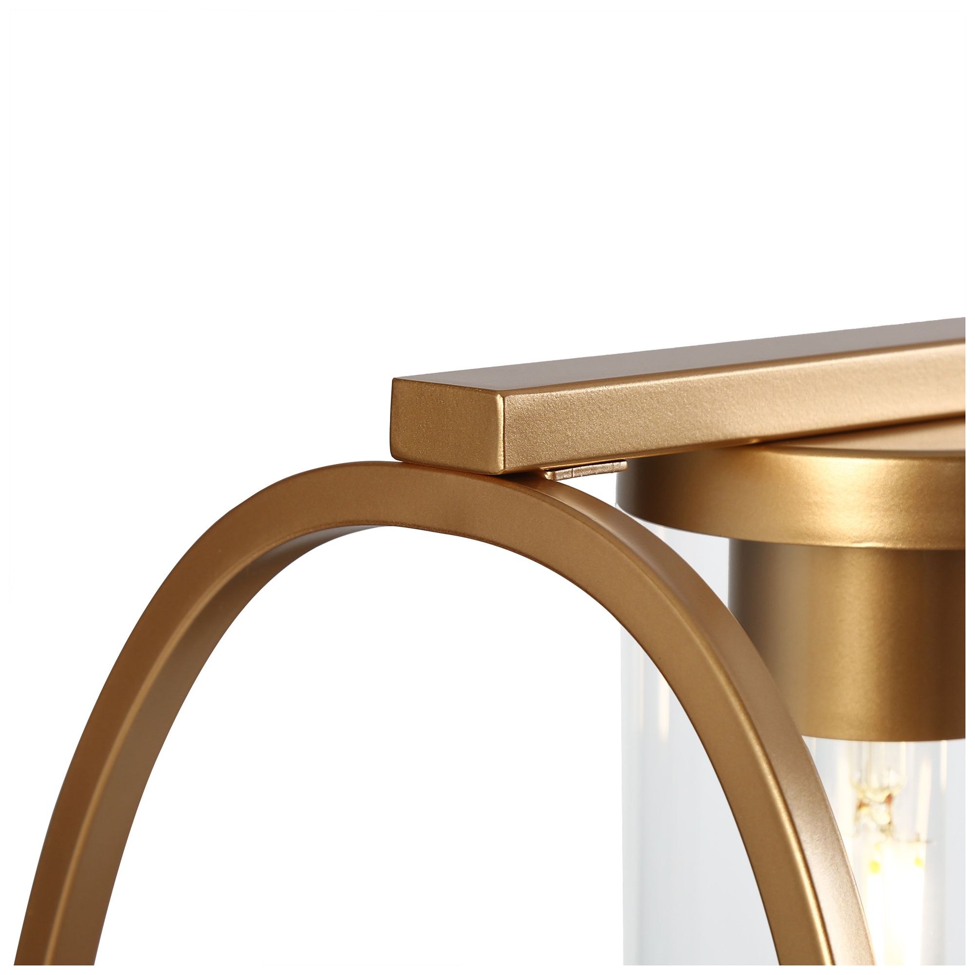 Image 5 6-Lights 51.2"W Linear Metallic Gold Chandeliers more views