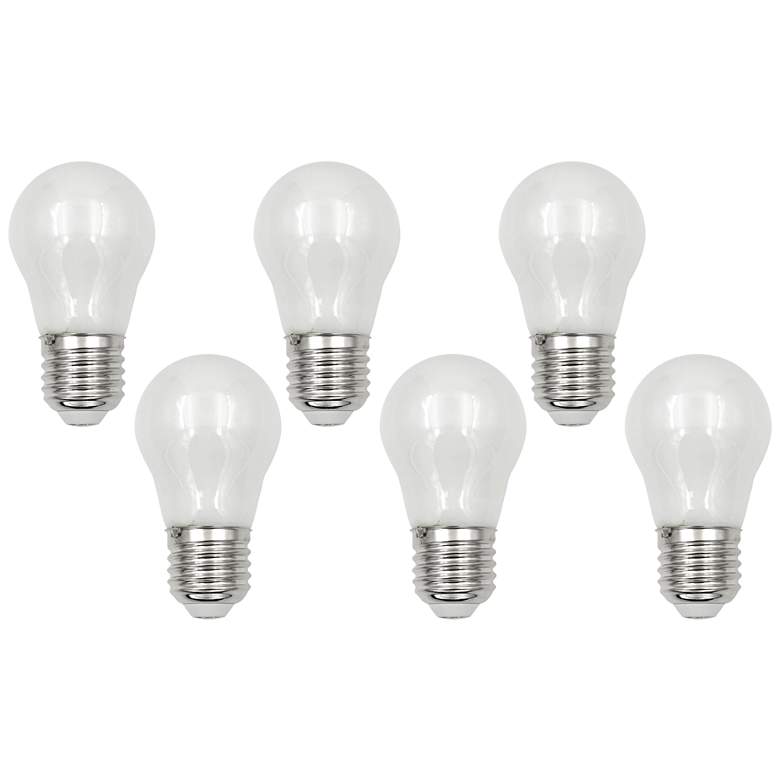 Image 1 6-Pack 60W Equivalent Frosted 5W LED Standard A15 Bulbs
