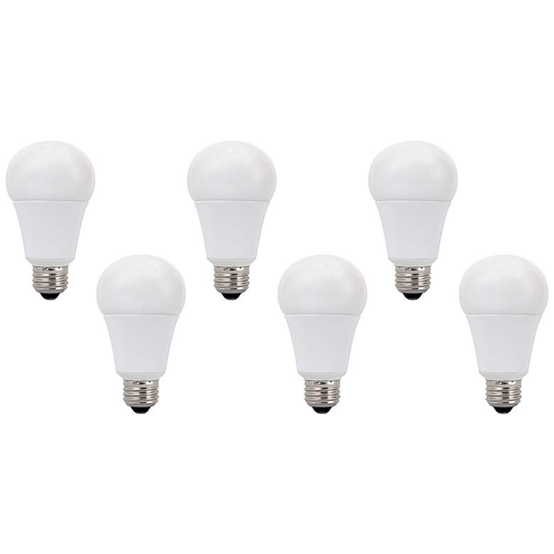 Image 1 6-Pack Frosted 15 Watt Medium Base LED Light Bulbs