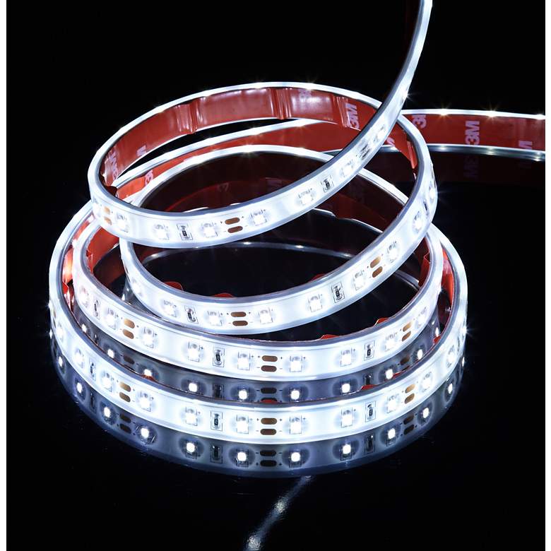 Image 1 6' White Coated Flex Non-Dimmable LED Tape Light Kit