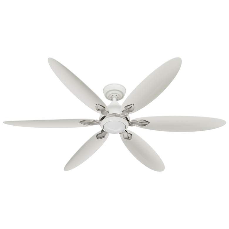 Image 1 60" Azalea ENERGY STAR Fresh White Damp Rated Ceiling Fan
