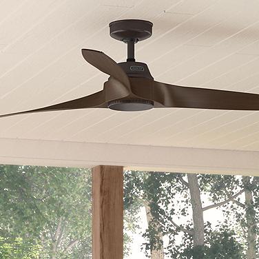 60" Hunter Mosley Premier Bronze and Cocoa Ceiling Fan
