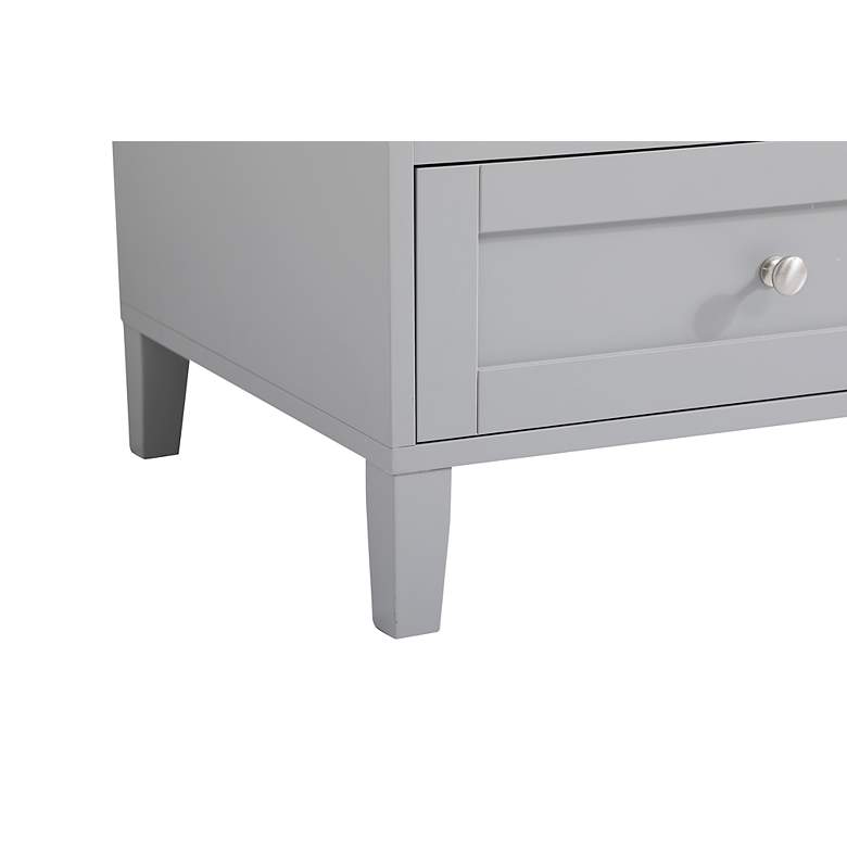 Image 6 60 in. Grey Double Sink Bathroom Vanity, White Calacatta Quartz Top more views