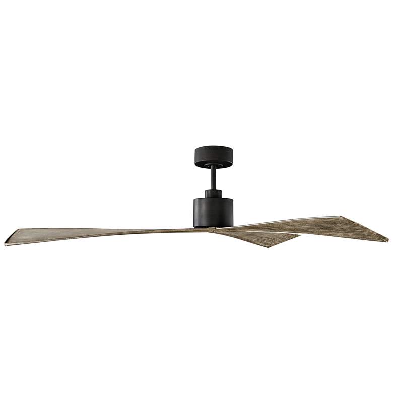 Image 4 60 inch Adler Aged Pewter Damp Rated Ceiling Fan with Remote more views