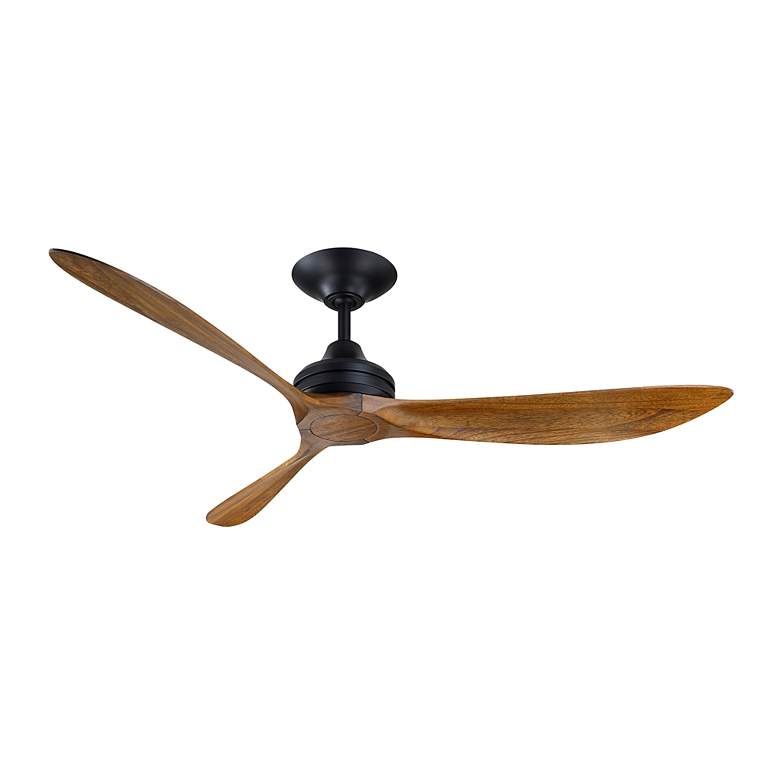 Image 2 60" Aviara Black LED Smart Ceiling Fan with KOA Blades more views