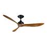2_60" Aviara Black LED Smart Ceiling Fan with KOA Blades more views