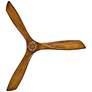 60" Aviation Brushed Nickel and Koa Finish Fan with Remote Control