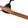 Thumbnail4 of 60" Baylor Matte Black and Natural Wood Smart Ceiling Fan more views