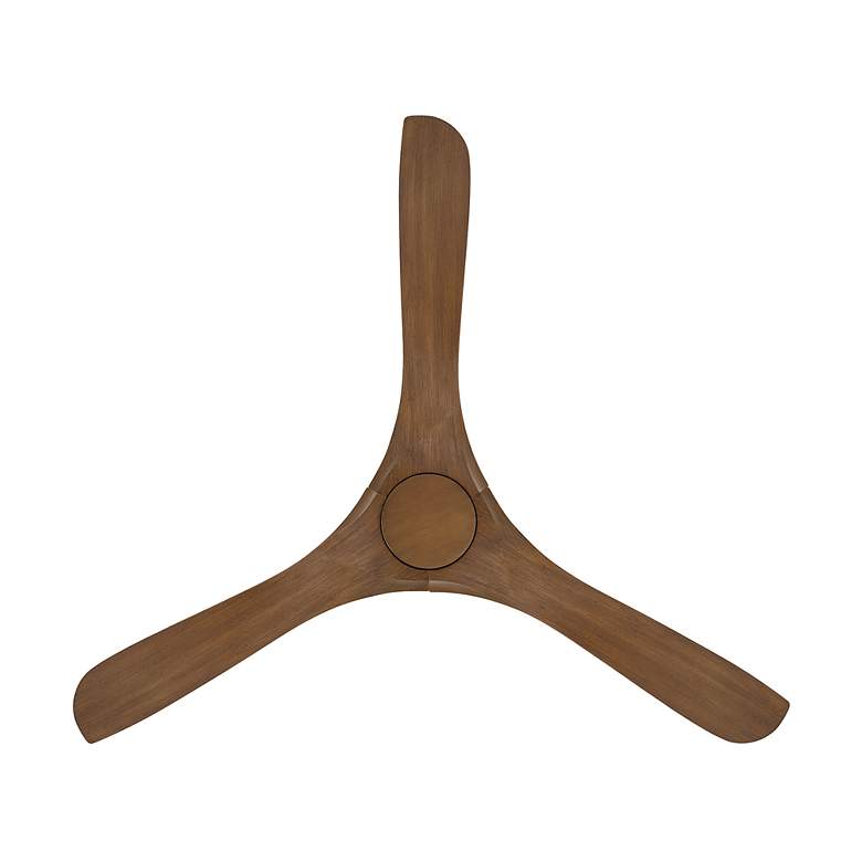 Image 4 60" Carve Black Smart Ceiling Fan w/ Distressed Koa Blades more views