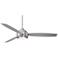 60" Casa Aleso™ Brushed Nickel LED Ceiling Fan with Remote