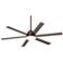 60" Casa Arcade™ Bronze Damp Rated LED Ceiling Fan with Remote