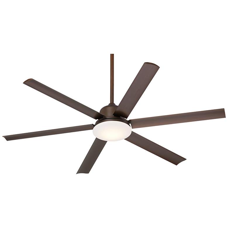 Image 5 60 inch Casa Arcade&#8482; Bronze Damp Rated LED Ceiling Fan with Remote more views